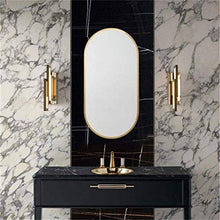Beautifully Makeup Specchi Specchio Bagno a Parete Specchio sospeso | Specchio da Barba e Trucco da Trucco a Parete Circle | Specchio Circle Plane | Specchio Decorativo Moderno | Bagno con struttur