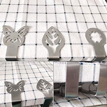 Mariisay Set di 4 Morsetti per Tovaglie Morsetti Chic per Tovaglie in Acciaio Inox Morsetti per Copritavoli Morsetti per Tovaglie Clip per Tovaglie Clip per Tovaglie per Esterni