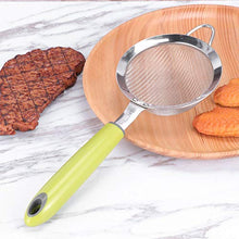 UPKOCH Setacci da Cucina in Acciaio Inossidabile a Maglia fine con Manici in plastica Antiscivolo Misura 10 cm