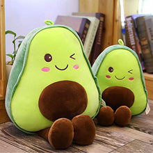 XKMY 30 CM Carino Avocado Giocattoli Farciti Bambola Kawaii Smiley Peluche Avocado Morbido Fumetto Frutta Cuscino per Bambini Ragazza Regali di Compleanno Cuscino