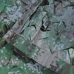 AWCPP Netting Camo Shading Net Net Army Netting Camouflage Netting | Adatto per Tende da Ombrellone Camera da Letto Nas | Tessuto Di Oxford Di Camo Woodland Oxford,a,1,5 * 4M.