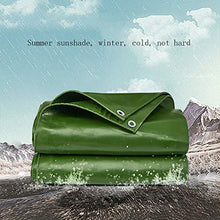 LIUXIUER Outdoor incatramata, PVC Verde Vernice Poncho Imbottito incatramata Antipioggia e Durevole, Prestazione Impermeabile e Un Migliore Isolamento delle Prestazioni,3.85×2.85m