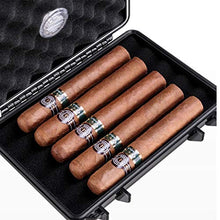 SMEJS Handmade Cigar Humidor - Cedro-Allineato umidificatore e Rimovibile Vassoio Portatile Leggero Cigar Box Gift Set