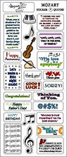 Mozart Quotable Notable – Greeting Card with Sticker Quotes