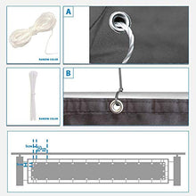 ROBAG Frangivista per Il Balcone, Frangivento Protezione da Raggi, Resistente agli Agenti atmosferici, di Facile Manutenzione per Ringhiera Protezione Balcone, 80x950cm, Antracite