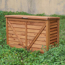 XLLLL Cassapanca da Esterno Baule Rattan Cassa Naturale Semplice da Esterno Armadi in Legno Massello in Legno A Prova di Pioggia Ventilato Armadietto Armadietto Anticorrosivo