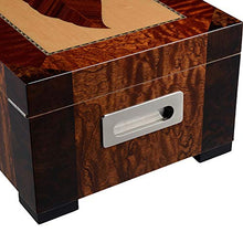 Minmin Cigar Box Humidor Cedar Wood Luxury grande capacità del cassone Fumo Idratante scatola marrone, 380x290x160mm accessori del sigaro (Size : 380x290x160mm)