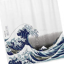 fgyhtyjuu Fgyhty Impermeabile Sea Wave Shower Curtain Muffa Resistente Stampa Digitale Bagno Drape Stile Giapponese