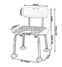 MGMDIAN Sgabello per Il Bagno Vecchio con Sedia per Doccia Sgabello per Il Bagno Antiscivolo | più Vecchio Sgabello per Il Bagno Multifunzione Accessori da Bagno