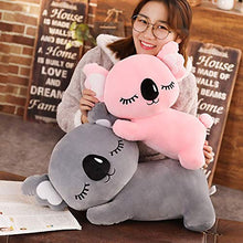 New Simulazione Koala Peluche Peluche Animale Koala Kawaii Farcito Bambola Letto Divano Cuscino Nap Cuscino Amici (Colore: Rosa, Altezza: 75cm)