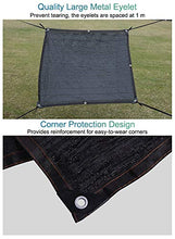 Telo Ombreggiante, Tessuto Extra Large con passacavi - Tessuto reticolato Parasole 95% Sunblock - Copertura a Rete for Piante Patio Giardino Serra Pergola (Size : 9m x 10m)