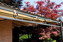 vorghini Pergola da Giardino in Ferro 4X3m Chains Sabbia