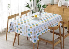 Traann tovaglie di plastica per Pulire, Tovaglia Quadrata per Pulire Vinile PVC PVC giallo-90 * 140