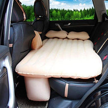 Lettino da viaggio Lettino da viaggio Sedile posteriore aria letto portatile attività all'aperto e letto Indoor Air Bed auto gonfiabile floccato Bed materassino con built-in cuscino 5-26