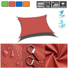 Tenda Da Sole Rettangolare Impermeabile Blocca Il 95% Delle Radiazioni UV Nocive E Della Luce Cuciture Rinforzate Che Impediscono Sfilacciamenti E Deformazioni (Diverse Dimensioni) ,Dark red,4 * 6