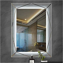 AOIWE Specchio da Bagno a LED Illuminato, Specchio a Specchio a Specchio a Specchio Smart Specchio Touch Screen Touch Screen con Integrato e demunter per Camera da Letto, Trucco, Bagno, Luce Bianca