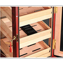 XZJJZ Cigar Box Cigar Cabinet-Sigaro umidificatore a Tre Strati di Sicurezza, l'umidità idratante Grande capacità Cigar Box Cigar Idratante Cabinet