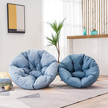 JSL - Pouf per adulti con schienale alto, 103 x 90 x 70 cm, per giardino o interni, colore: Viola_M (82 x 70 x 60 cm)