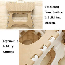 ZXCVB Sgabello Pieghevole,Superficie Antiscivolo,Salvaspazio,Facile da Trasportare,Molto Adatto per Cucina,Bagno E Outdoor,Adulti E Bambini Possono Usare,Beige