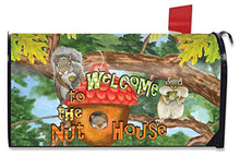 XJ-JX Benvenuti alla Nut House Summer Mailbox Cover Humor Scoiattoli Standard
