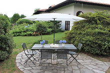 Maffei Art 136R Kronos ombrellone Design Rettangolare, cm 240x150/4. Made in Italy