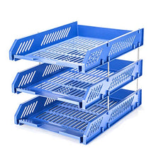 LCA Schedario Classificatore Verticale Cartella, File Desktop A 3 Livelli Rack di Stoccaggio Ufficio O A Casa Vassoio per Lettere, (Color : #1)