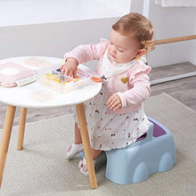 Niduo Bear Sgabello Doppio Passo per I più Piccoli, Toilette Sgabello Poggiapiedi, Divertimento Bagno Servizi Igienici Cassaforte E Antiscivolo Bagni da Cucina,Rosa