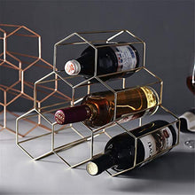 Semplice Moderno Vino Rack D'oro High-End Triangolare Ferro Wine Cabinet Creativo Vino Decorazione Vino Espositore