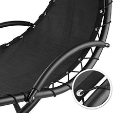 TecTake 800699 Sdraio Sospesa, Parasole Protezione Raggi UV, Sagomatura Ergonomica, Materassino Imbottito e Cuscino Poggiatesta - Disponibile in Diversi Colori (Grigio | No. 403545)
