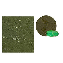 MHBGX Telo Impermeabile per Esterni Resistente, Tessuto in Pvc Verde Militare Crema Solare Antistrappo Anti-Uv 650G / M²,4.85X3.85 M,4.85X3.85 M