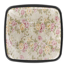 Shabby floreale 4 PCS Pomelli per Porta, Pomolo per Mobile, Pomelli per Mobili con Viti, Maniglia per Armadietto, Pomelli per Porta, Pomelli per Cassetti per Porta, Armadio, Cassetto e Credenza