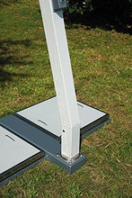Gruppo Maruccia Ombrellone da Giardino in Alluminio Telo Bianco Idrorepellente 3,5 x 3,5 Metri