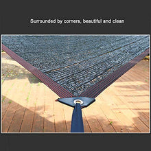 XIAOXIAO Rete ombreggiata Parasole Net-Encrypted Sunscreen Outdoor Car Garden Flower Sunshade Net Sunscreen Mesh Termica Nero Multi Size (Size : 2x6m)