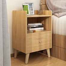 Comodino Tabella bagagli laterale for piccoli spazi effetto legno accento arredamento industriale Comodino in legno Comodino impilabile Tavolino Cabinet Adatto Successivo ad un letto o un divano