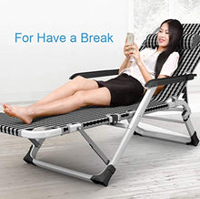 YVX Outdoor Patio Chairs Patio Lounge Chair Backrest 5 Tilt Reclining Chair Adjustable with Removable headrest Deck Deck Deck Max.200kg