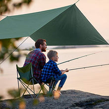 Telone da Spiaggia Anti-Pioggia Tenda Parasole per Amaca, Slimerence, 108'' x 108'' Ripstop Nylon Polyester Cover Telo da Campeggio Shelter, Lightweight Survival Camp Accessori