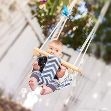 Jtoony, sedia a dondolo da appendere per bambini, sedia a dondolo in tela per bambini, senza cuscino, carico massimo 120 kg
