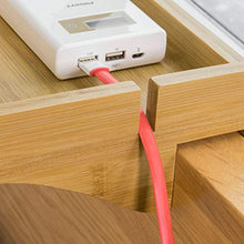 SoBuy Vassoio da letto Mensole per Camerette Comodino Piccolo Portaoggetti sul Comodino Legno NKD01-N