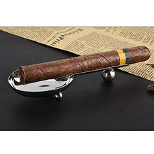NIHAOA Accessori del Sigaro 1PC Acciaio Inossidabile pulibile Premium Portatile Cigar Ashtray Cigar Vassoio Fumatori dell'interno del Sigaro della Sigaretta all'aperto