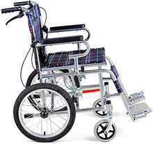 Sedie A Rotelle Semoventi, Larghezza del Sedile 46 Cm, Dispositivo di Mobilità Pieghevole per Un Trasporto Interno Stretto E Un Facile Stoccaggio, Sedia A Rotelle Compatta per Anziani, Portatori di H