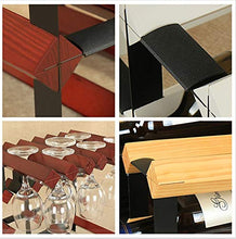 Semplice e Creativo Portabottiglie in Legno Massello Semplice e Creativo Portabottiglie Semplice e Creativo Decorazione Creativa Bicchiere da Vino Ristorante Europeo Semplice e Creativo Portabottigli