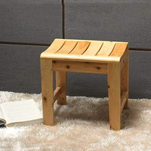 XD Sgabello da Bagno Cedar Bagno Sgabello Sgabello in Legno Antisettico Impermeabile Sgabello da Doccia poggiapiedi Sgabello Basso con Superficie a doghe Impermeabile Superficie di Seduta