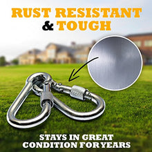 EKKONG Cinghie Amaca, Pesanti Extra Lungo Kit di Sospensione Leggero Portatile Non Elastiche Cinghie di Nylon appesi Campeggio Cinghie Albero Poliestere amache, 150 cm*5 cm Max 550 kg(Nero)