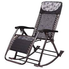 ZHANGYY Sedie a Sdraio per Patio Sedia a Sdraio, Sedia Shake Casa Balcone Tempo Libero Felice Adulto Sedia Pieghevole per Pausa Pranzo Sedia Sedia per Anziani 55x68x180cm Durevole