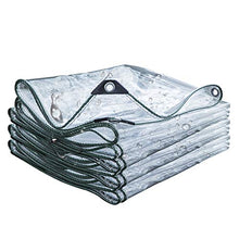 DLMSDG Tenda Trasparente in Plastica, Telone Impermeabile Ispessito, Resistenza allo Strappo, Facile da Piegare, può Essere utilizzato all'Interno e all'Esterno.(0.3mm2x5m(6.6x16.4ft))