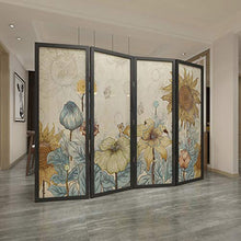 Room Screen Even Decorazione Classica del Salone di Fascino, Schermo Decorativo a 4 Pannelli di Legno di Design, schermi Esterni per divisorio Pieghevole per Privacy Patio