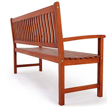 Deuba Panchina da Giardino Maxima 3 posti Legno di eucalipto Certificato FSC® Interno Esterno Panca da Balcone terrazza