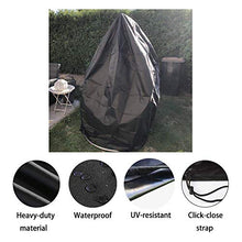 SIRUITON Coperture per Wicker Sedie Sospese Poltrona Pensile Giardino Impermeabile 420D Oxford Copertura - Nero