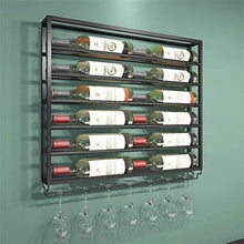 zvcv Portabottiglie per Vino Portabottiglie per Vino da casa Calici da Cucina Portabottiglie per liquori Carrello Vuoto Area controllata per umidità se Pre-Statua, 75X10X85Cm