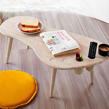 TONG HXF- Piccolo tavolino in Gomma Legno arredo Decorato Soggiorno Balcone casa e Tavolo da Ufficio Durevole (Size : 94 * 50 * 33cm)